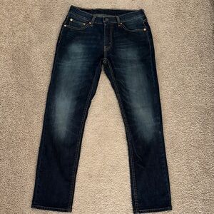 Levi's Men's Deep Indigo Slim Jeans 30 32 541